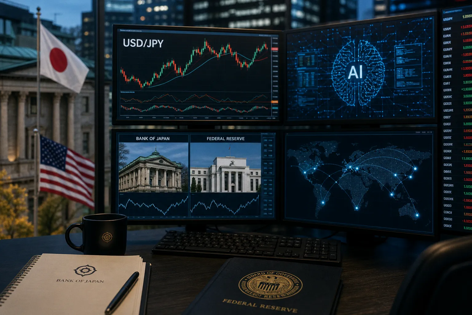 How AI-Driven Quant Terminals Are Integrating Central Bank Data for USD/JPY Trading